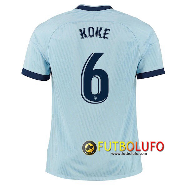 Camiseta Futbol Atletico Madrid (KOKE 6) Tercera 2019/2020