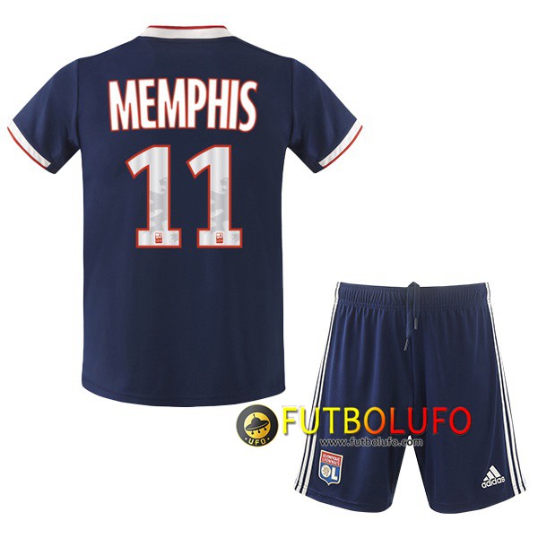 Camiseta Futbol Lyon OL (MEMPHIS 11) Ninos Segunda 2019/2020