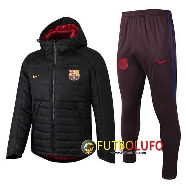Chaqueta De Plumas FC Barcelona Hombre Negro 2019 2020