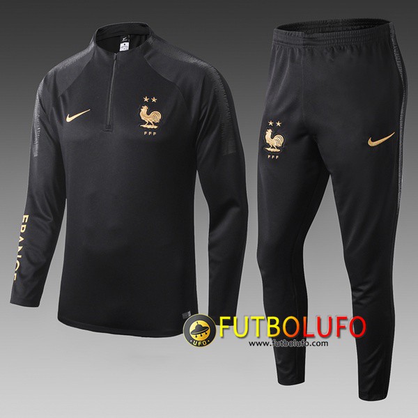 Chandal del Francia Ninos Negro 2019/2020