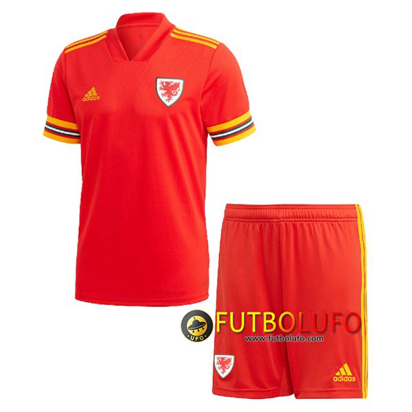Primera Camiseta de Gales Ninos 2020/2021