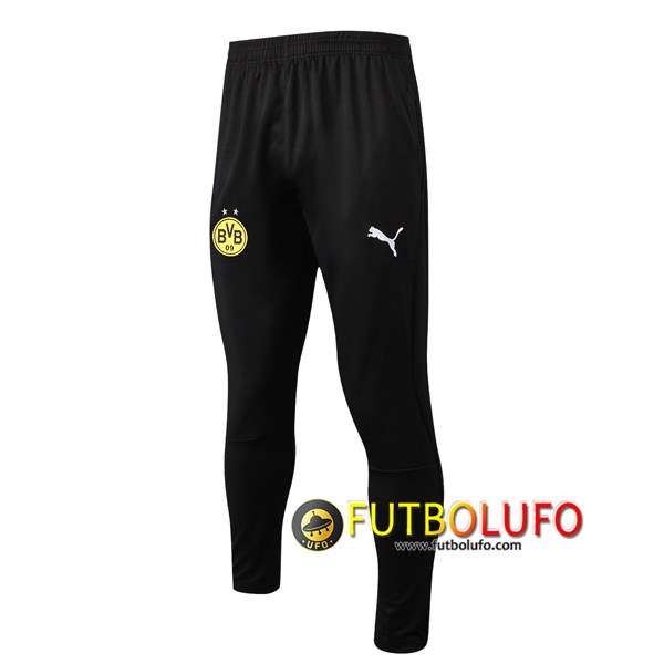 Pantalones Entrenamiento Dortmund BVB Negro Blanco 2019 2020