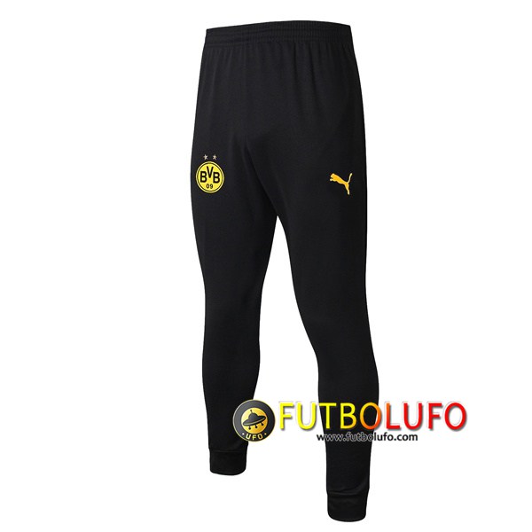 Pantalones Entrenamiento Dortmund BVB Negro Amarillo 2019 2020
