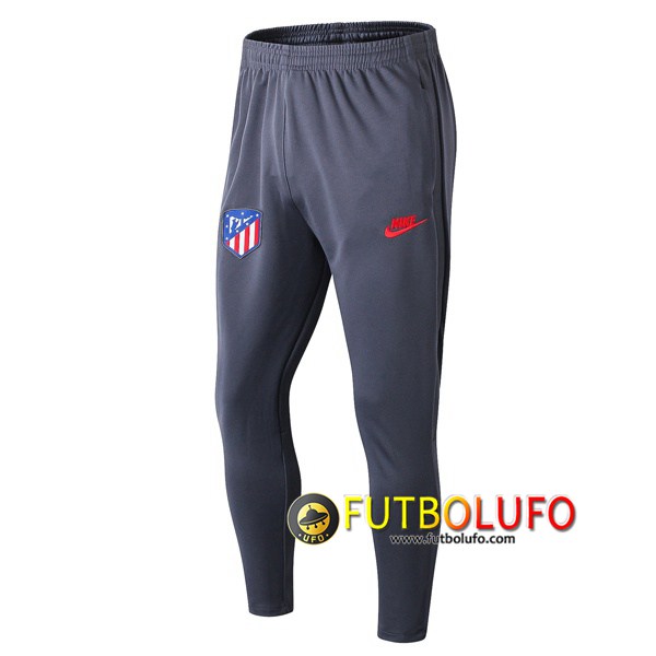 Pantalones Entrenamiento Atletico Madrid Gris Oscuro 2019 2020