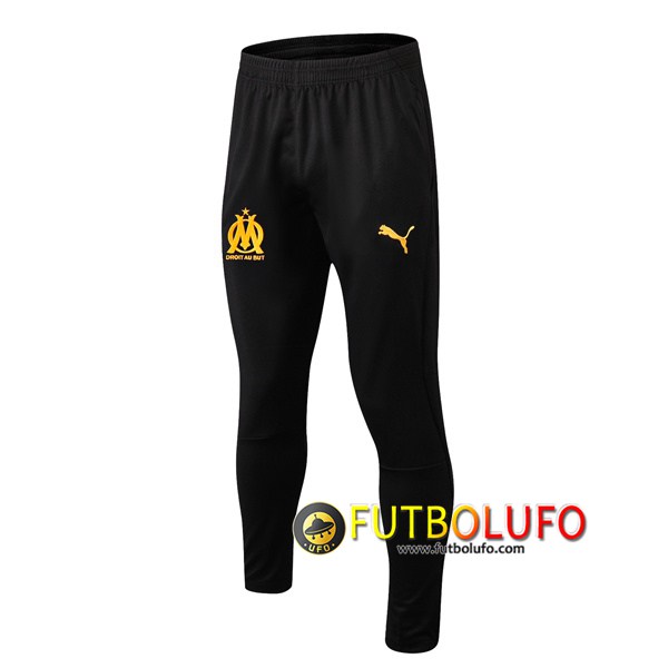 Pantalones Entrenamiento Marsella OM Negro 2019 2020