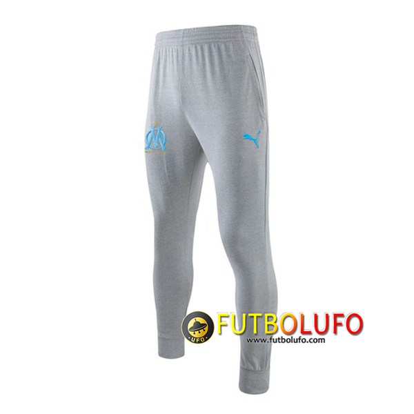 Pantalones Entrenamiento Marsella OM Gris 2019 2020