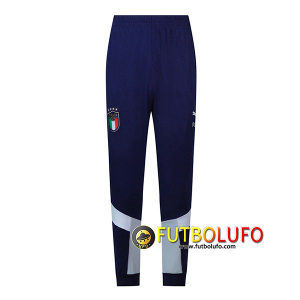 Pantalones Entrenamiento Italia Azul Gris 2019 2020