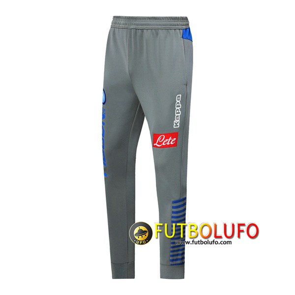 Pantalones Entrenamiento SSC Napoli Gris 2019 2020