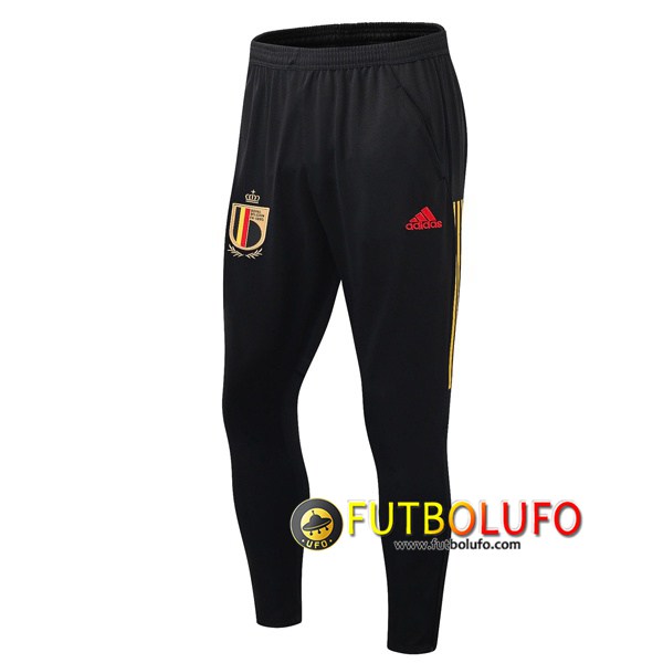 Pantalones Entrenamiento Belgica Negro Roja 2019 2020