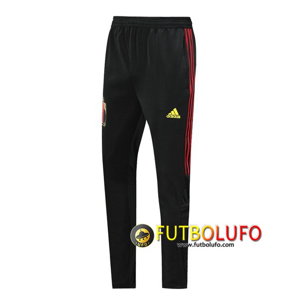 Pantalones Entrenamiento Belgica Negro Amarillo 2019 2020