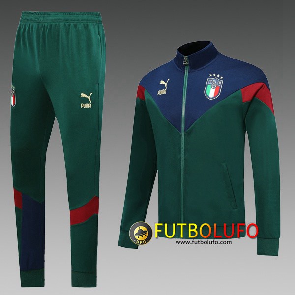 Chandal del Italia Ninos Verde 2019/2020 Chaqueta + Pantalones