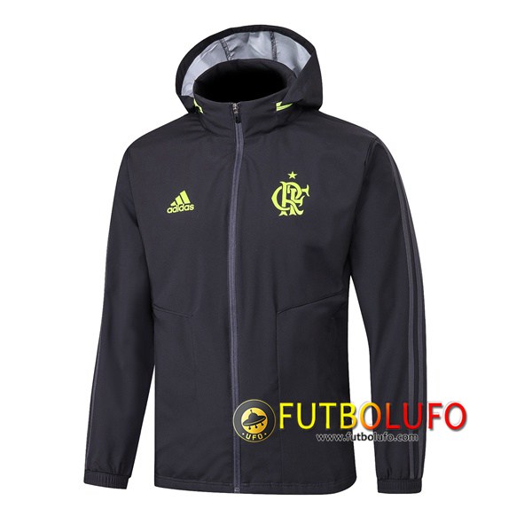 Chaqueta Futbol Rompevientos Flamengo Negro 2019 2020