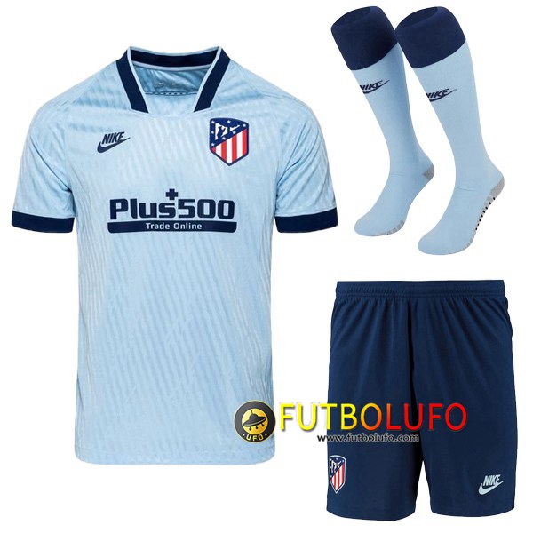 Traje Camiseta Futbol Atletico Madrid Tercera + Calcetines 2019/2020