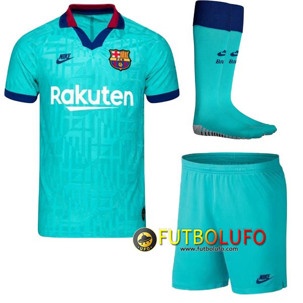 Traje Camiseta Futbol FC Barcelona Tercera + Calcetines 2019/2020