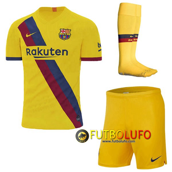 Traje Camiseta Futbol FC Barcelona Segunda + Calcetines 2019/2020