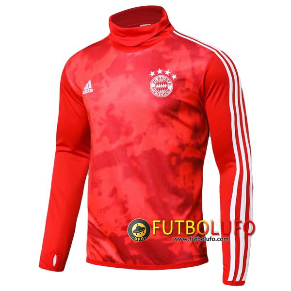 Sudadera de entrenamiento Bayern Munich Roja Cuello Alto 2019/2020