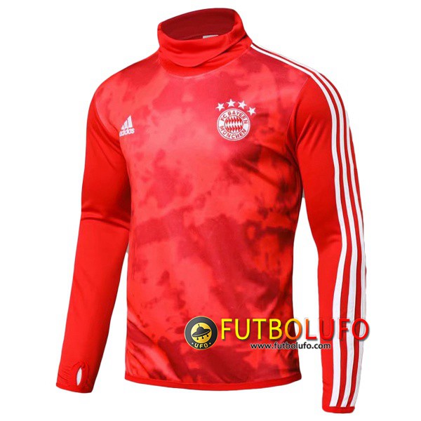 Sudadera de entrenamiento Bayern Munich Roja Cuello Alto 2019/2020