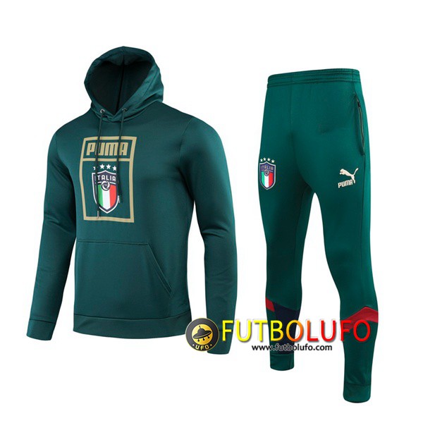 Chandal del Italia Verde 2019 2020 Sudadera con capucha + Pantalones