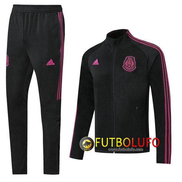 Chandal del Mexico Negro Rosa 2019 2020 Chaqueta + Pantalones