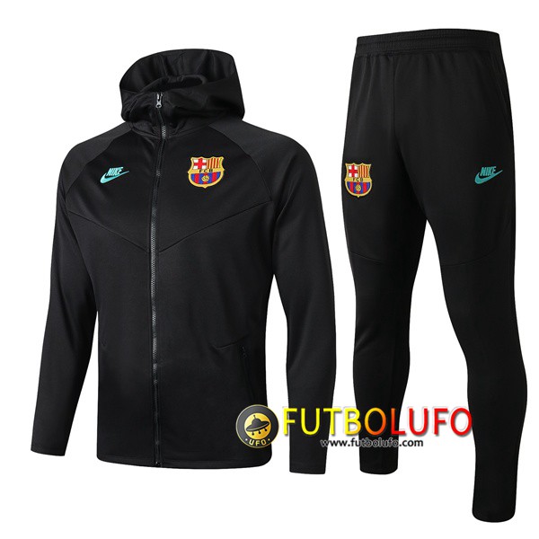 Nueva Chandal del FC Barcelona Gris Oscuro 2019 2020 Chaqueta con capucha Pantalones