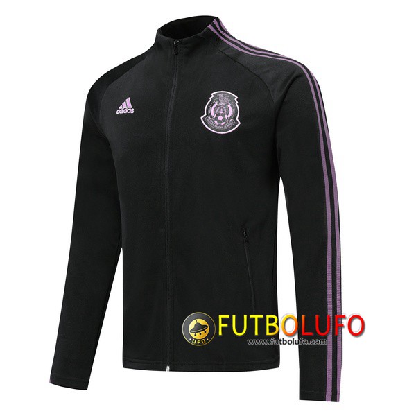 Chaqueta Futbol Mexico Negro Purpura 2019 2020