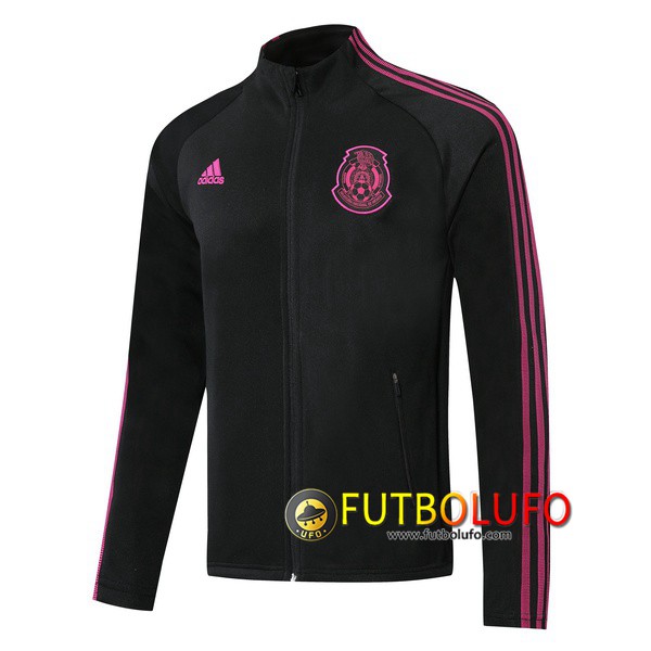 Chaqueta Futbol Mexico Negro Rosa 2019 2020