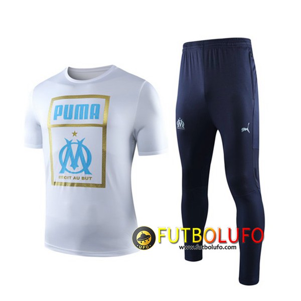 Camiseta Entrenamiento Traje Marsella OM + Pantalones Roja 2019/2020