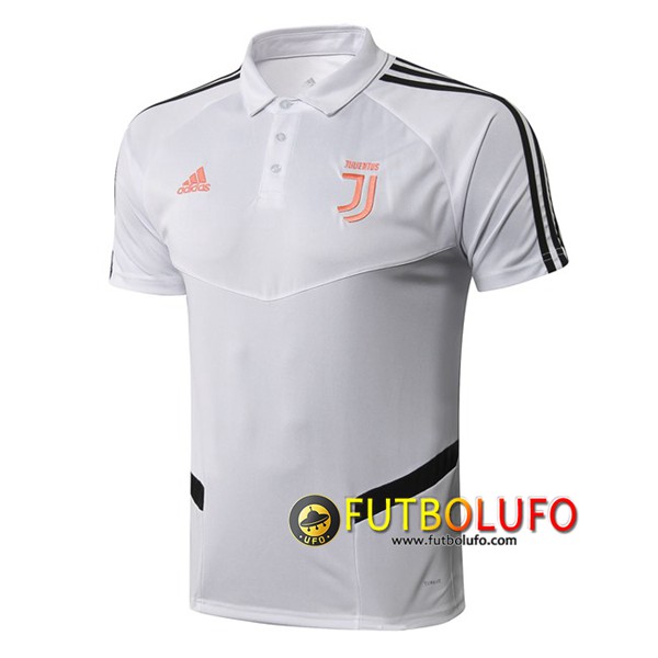 Polo Futbol Juventus Blanco Negro 2019/2020