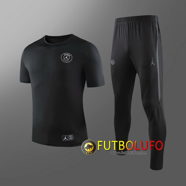 Camiseta Entrenamiento Traje PSG Nino + Pantalones Negro 2019/2020