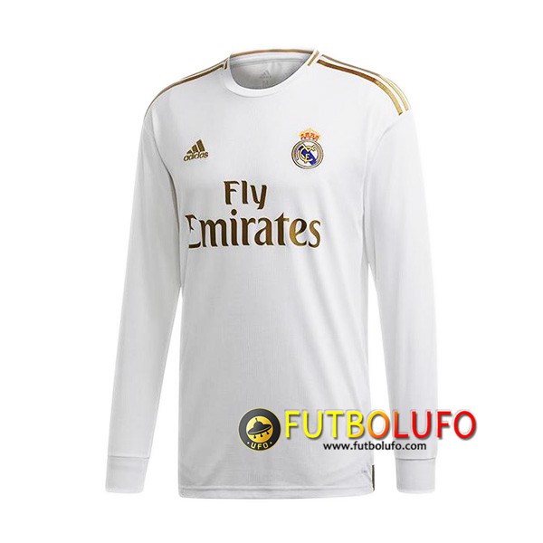 Primera Camiseta del Real Madrid Manga Larga 2019/2020