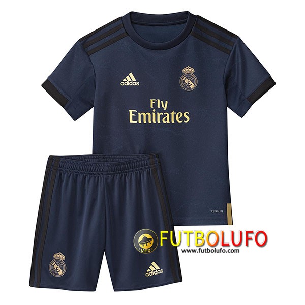 Segunda Camiseta Real Madrid Ninos 2019/2020 + Pantalones Cortos