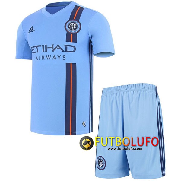 Primera Camiseta New York City FC Ninos 2019/2020 + Pantalones Cortos