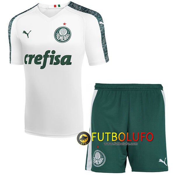 Segunda Camiseta Palmeiras Ninos 2019/2020 + Pantalones Cortos