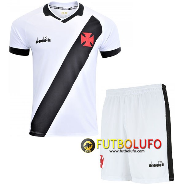 Segunda Camiseta CR Vasco da Gama Ninos 2019/2020 + Pantalones Cortos