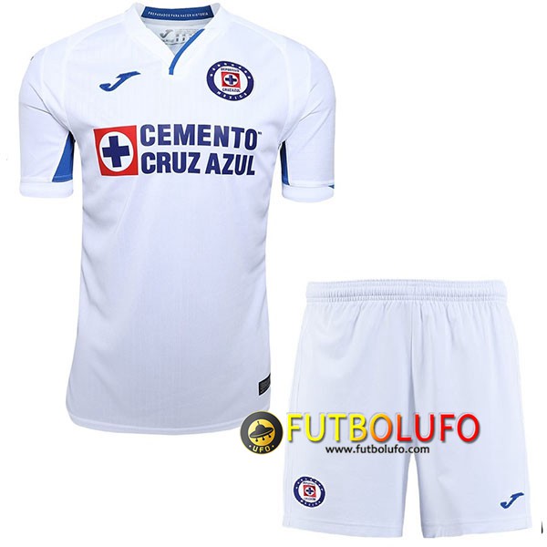 Segunda Camiseta Cruz Azul Ninos 2019/2020 + Pantalones Cortos