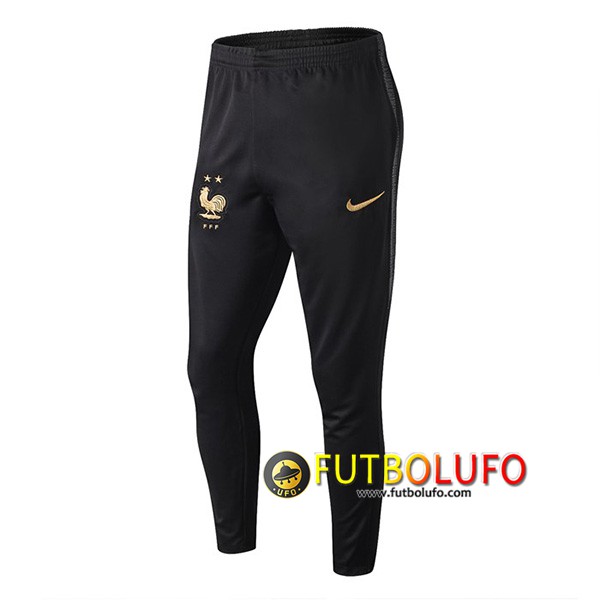 Pantalones Entrenamiento Francia Negro 2019 2020