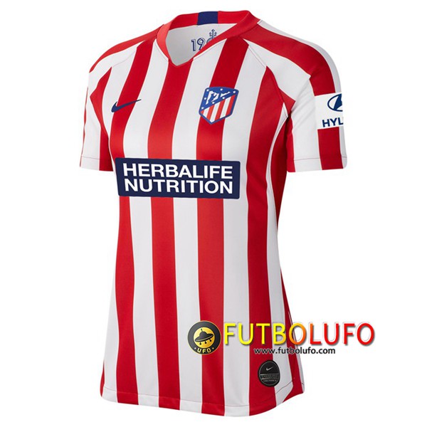 Camiseta Futbol Atletico Madrid Mujer Primera 2019/2020