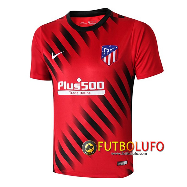 Camiseta Entrenamiento Atletico Madrid Roja Negro 2019/2020