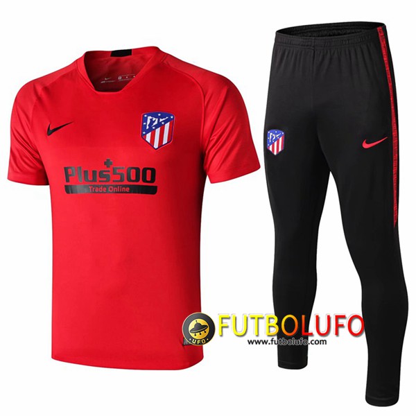 Camiseta Entrenamiento Traje Atletico Madrid + Pantalones Roja 2019/2020