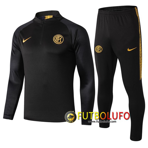 Chandal del Inter Milan Negro 2019 2020 Sudadera + Pantalones
