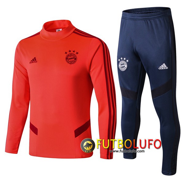 Chandal del Bayern Munich Roja 2019 2020 Sudadera + Pantalones