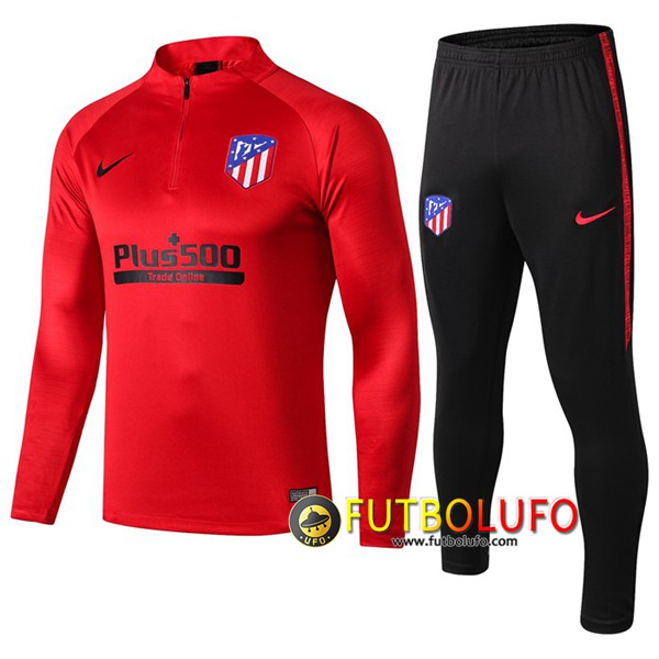 Chandal del Atletico Madrid Roja 2019 2020 Sudadera + Pantalones