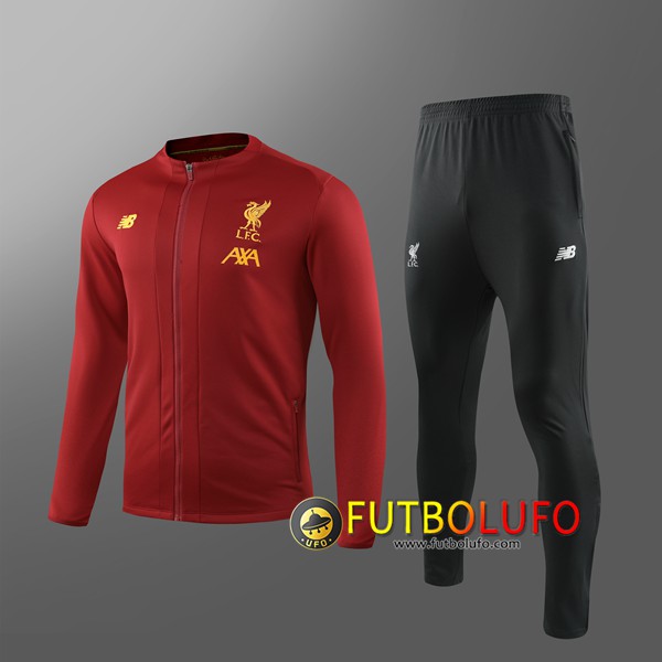 Chandal del FC Liverpool Ninos Roja 2019 2020 Chaqueta + Pantalones
