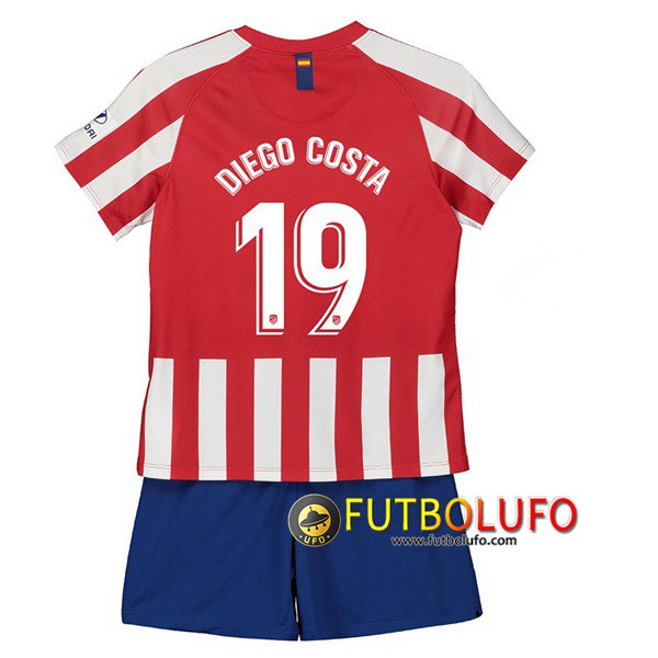 Camiseta Futbol Atletico Madrid (DIEGO COSTA 19) Ninos Primera 2019/2020