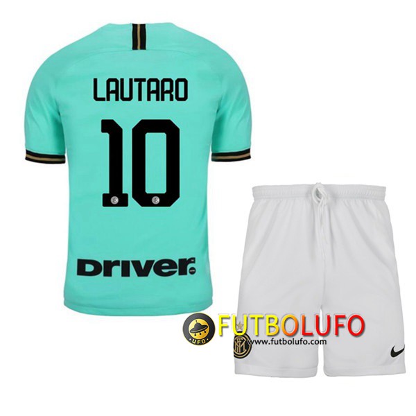 Camiseta Futbol Inter Milan (LAUTARO 10) Ninos Segunda 2019/2020