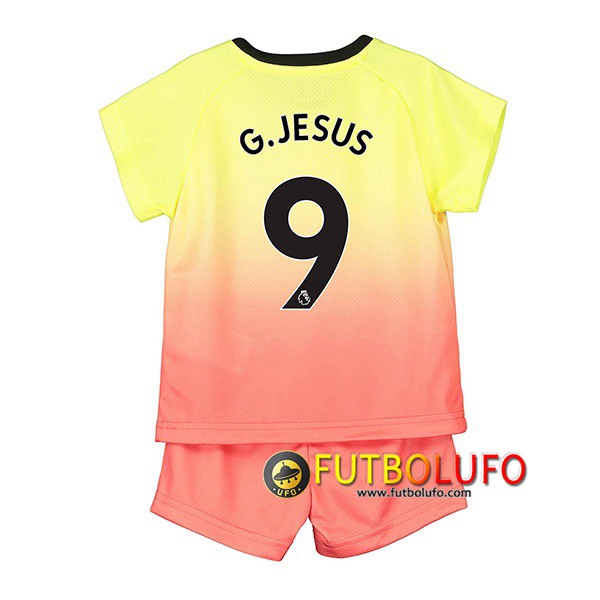 Camiseta Futbol Manchester City (G.JESUS 9) Ninos Tercera 2019/2020