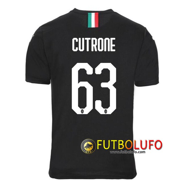 Camiseta Futbol Milan AC (CUTRONE 63) Tercera 2019/2020