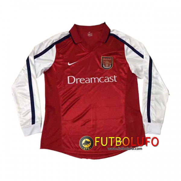 Camiseta Futbol Arsenal Primera Manga Larga 2000/2001