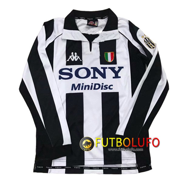 Camiseta Futbol Juventus Manga Larga Primera 1997/1998