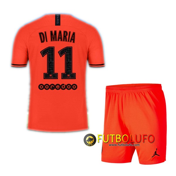 Camiseta Futbol PSG (DI MARIA 11) Ninos Segunda 2019/2020